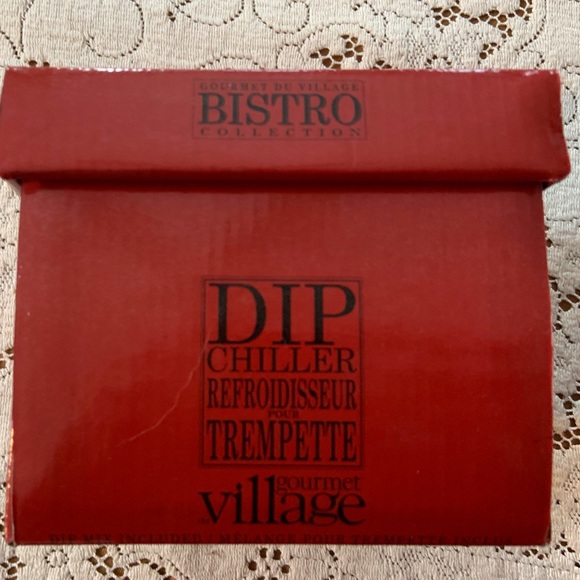 🦩NEW Gourmet Village Bistro Dip Chiller in brick red - Picture 5 of 7
